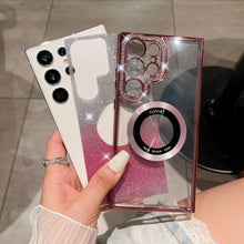 Load image into Gallery viewer, Magnetic Magsafe Rhinestones Bling Glitter Protective Samsung Case