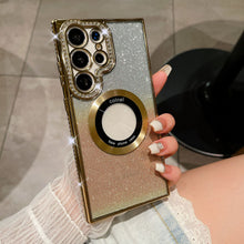 Load image into Gallery viewer, Magnetic Magsafe Rhinestones Bling Glitter Protective Samsung Case