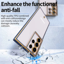 Load image into Gallery viewer, Electroplated Transparent Protective Samsung Case