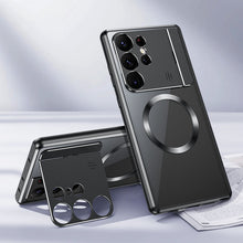 Load image into Gallery viewer, Aromatherapy Metal Magnetic Phone Case With Holder For Samsung Support Magsafe Charging