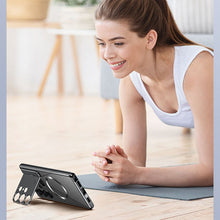 Load image into Gallery viewer, Aromatherapy Metal Magnetic Phone Case With Holder For Samsung Support Magsafe Charging