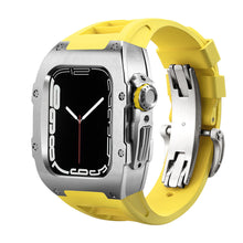 Load image into Gallery viewer, Luxury Metal Case Strap For Apple Watch Series 44/45 mm - Mycasety Mycasety