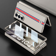 Load image into Gallery viewer, Electroplating Leather Shockproof Phone Case With Screen Protector For Galaxy Z Fold6