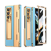 Load image into Gallery viewer, Armor Electroplated Anti-fall Protective Phone Case For Samsung Galaxy Z Fold3/4/5 With Back Screen Glass - Mycasety Mycasety