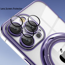 Load image into Gallery viewer, Magnetic Suction Bracket Electroplated Anti-fall Protective iPhone Case