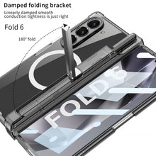 Load image into Gallery viewer, Magnetic Shockproof Phone Case With Screen Glass Protector & Pen Box Higne For Galaxy Z Fold 6/5