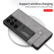 Load image into Gallery viewer, Leather Shockproof Phone Cover For Galaxy S25 S24 S23 Ultra