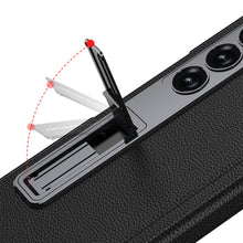 Load image into Gallery viewer, Magnetic Hinge Shockproof Leather Phone Case With Back Screen Protector For Galaxy Z Fold6