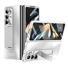 Load image into Gallery viewer, Frosted Electroplating Shockproof Phone Case With Front Screen Protector & Bracket For Galaxy Z Fold6/5/4/3