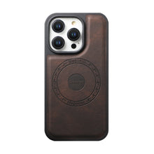 Load image into Gallery viewer, Magnetic Retro Style Leather Shockproof iPhone Case