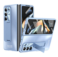 Load image into Gallery viewer, Frosted Electroplating Shockproof Phone Case With Front Screen Protector & Bracket For Galaxy Z Fold6/5/4/3
