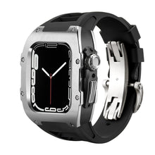 Load image into Gallery viewer, Luxury Metal Case Strap For Apple Watch Series 44/45 mm - Mycasety Mycasety