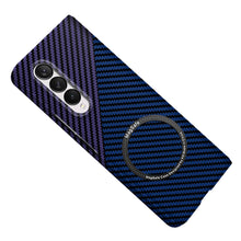 Load image into Gallery viewer, Samsung Galaxy Z Fold Series | Magnetic Carbon Fiber Phone Case - Mycasety Mycasety