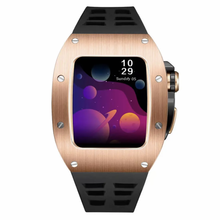 Load image into Gallery viewer, Luxury Metal Case Strap For Apple Watch Series 44/45 mm