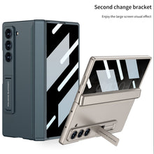 Load image into Gallery viewer, Magnetic Hinge Bracket Shockproof Phone Case With Anti-peeping Back Screen Protector For Galaxy Z Fold 6/5/4/3