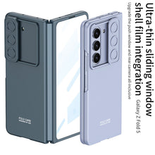 Load image into Gallery viewer, All-inclusive Lens Slide Protector Phone Case With Back Screen Protector For Samsung Galaxy Z Fold5 - Mycasety Mycasety