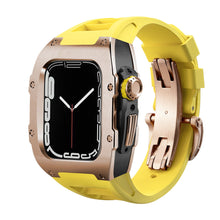 Load image into Gallery viewer, Luxury Metal Case Strap For Apple Watch Series 44/45 mm - Mycasety Mycasety