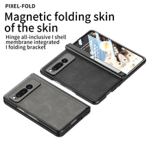 Load image into Gallery viewer, Magnetic Folding Hinge All-inclusive Leather Case With Tempered Film For Google Pixel Fold With Damped folding Bracket - mycasety2023 Mycasety