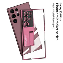 Load image into Gallery viewer, Electroplated Phone Case With Invisible Bracket For Samsung Galaxy S24 S23 S22 Ultra Plus - Mycasety Mycasety