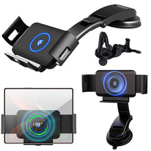 Load image into Gallery viewer, Automatic Clamping Car Wireless Charger for Samsung Galaxy Z Fold 3 2 Note20 S22 S21 S20 iPhone 13 12 11 XS Max Air Vent Mount Phone Holder - Mycasety Mycasety