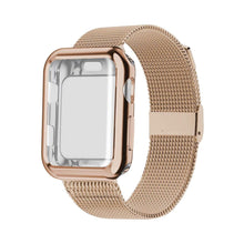 Load image into Gallery viewer, Luxury Metal Case Strap For Apple Watch Series 38/40/41/42/44/45 mm - Mycasety Mycasety
