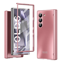 Load image into Gallery viewer, Electroplating Shockproof Phone Case With Back Screen Protector Film For Galaxy Z Fold 7/6/5/4/3