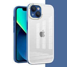 Load image into Gallery viewer, Premium Transparent Air-bag Protection iPhone Case With Lens Protective Film