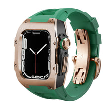 Load image into Gallery viewer, Luxury Metal Case Strap For Apple Watch Series 44/45 mm - Mycasety Mycasety