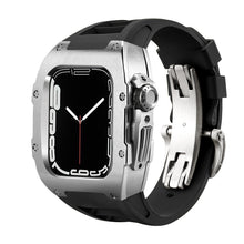 Load image into Gallery viewer, Luxury Metal Case Strap For Apple Watch Series 44/45 mm - Mycasety Mycasety