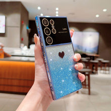 Load image into Gallery viewer, Ins Hot Glitter Powder Bling Protective Phone Case For Samsung Galaxy