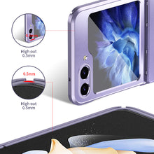 Load image into Gallery viewer, Frosted Plating Phone Case For Samsung Galaxy Z Flip5 Flip4 Flip3 5G