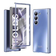 Load image into Gallery viewer, Electroplating Shockproof Phone Case With Back Screen Protector Film For Galaxy Z Fold 7/6/5/4/3