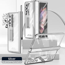 Load image into Gallery viewer, Luxury Magnetic Hinge Transparent Case For Samsung Galaxy Z Fold4 Fold3 5G - Mycasety Mycasety