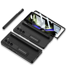 Load image into Gallery viewer, Samsung Galaxy Z Fold 5 Case with Front Screen Tempered Glass Protector & Pen Slot & Stylus - mycasety2023 Mycasety