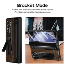 Load image into Gallery viewer, Jazz Retro Style Anyi-fall Protective Leather Phone Case For Galaxy Fold 6/5/4 With Front Protection Film And Stylus