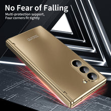 Load image into Gallery viewer, Electroplating Shockproof Phone Case With Back Screen Protector Film For Galaxy Z Fold 6/5/4/3/2
