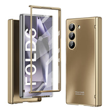 Load image into Gallery viewer, Electroplating Shockproof Phone Case With Back Screen Protector Film For Galaxy Z Fold 6/5/4/3/2