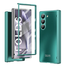 Load image into Gallery viewer, Electroplating Shockproof Phone Case With Back Screen Protector Film For Galaxy Z Fold 6/5/4/3/2