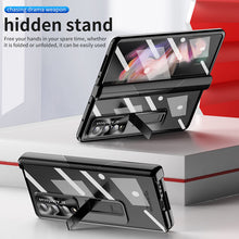 Load image into Gallery viewer, Luxury Magnetic Hinge Transparent Case For Samsung Galaxy Z Fold4 Fold3 5G - Mycasety Mycasety