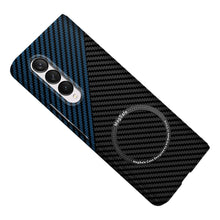 Load image into Gallery viewer, Samsung Galaxy Z Fold Series | Magnetic Carbon Fiber Phone Case - Mycasety Mycasety