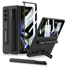 Load image into Gallery viewer, Samsung Galaxy Z Fold5 Full Inclusive Case with Pen Holder and Stand - Mycasety Mycasety