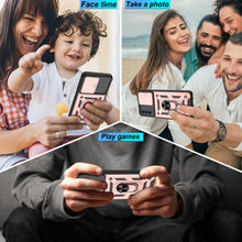 Load image into Gallery viewer, Armor Anti-fall Invisible Bracket Lens Protective Case For Samsung