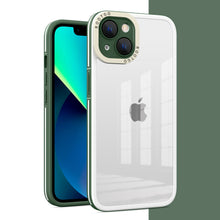Load image into Gallery viewer, Premium Transparent Air-bag Protection iPhone Case With Lens Protective Film