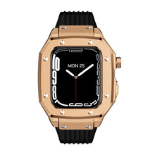 Load image into Gallery viewer, Luxury Metal Case Strap For Apple Watch Series 44/45 mm - Mycasety Mycasety