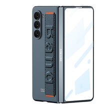 Load image into Gallery viewer, Ultra-Slim Samsung Galaxy Z Fold 5 Case with Front Screen Tempered Glass Protector & Wrist Band - Mycasety Mycasety