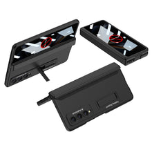 Load image into Gallery viewer, Magnetic Hinge Stand All-included Case With Back Screen Protector For Samsung Galaxy Z Fold5 Fold4 Fold3 5G