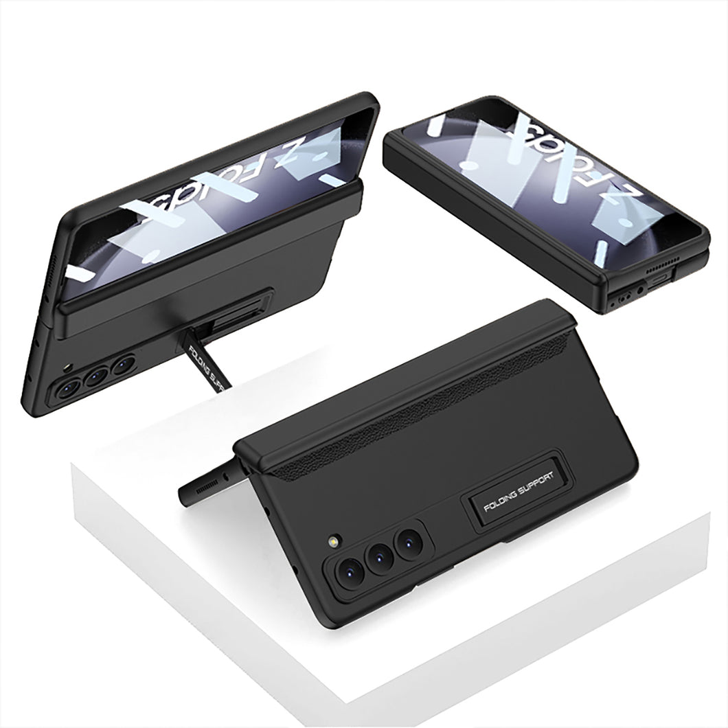 Magnetic Hinge Stand All-included Case With Back Screen Protector For Samsung Galaxy Z Fold5 Fold4 Fold3 5G
