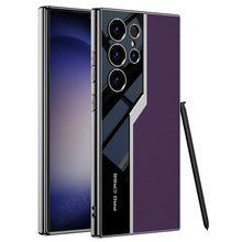 Load image into Gallery viewer, Electroplated Leather Anti-fall Protective Phone Case For Samsung Galaxy S24 S23 Ultra Plus - Mycasety Mycasety