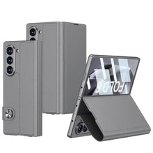 Load image into Gallery viewer, Luxurious Leather Cover Shockproof Phone Case With Screen Protector For Galaxy Z Fold6