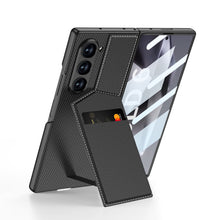 Load image into Gallery viewer, Leather Card Holder Shockproof Phone Case With Screen Protector For Galaxy Z Fold6